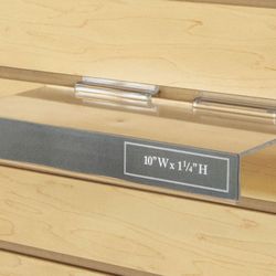 Acrylic Slot Wall Shelves For Display