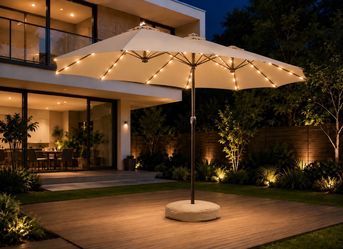 15ft Umbrella with. Lights
