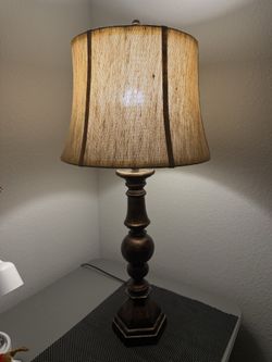Brown Antique-ish Lamp for Bedroom/Study/Family Room