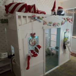 Twin Size House Loft Bed
