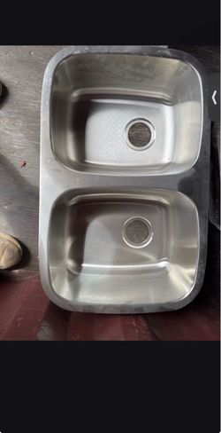Lancer stainless steel dual basin kitchen sink