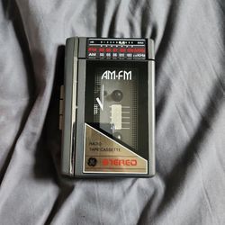 Working AM FM Ge Cassette Player