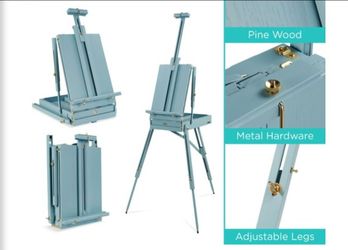 French Easel Pine Wood Folding Artist Easel