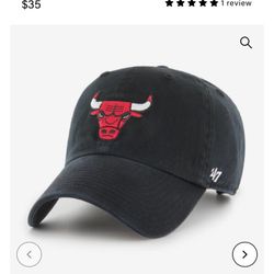 NEW Bulls Hat - CHICAGO BULLS '47 CLEAN UP