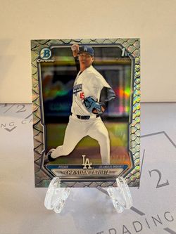 2026 Bowman Chrome - Christian Zazueta #BCP-159 Black Reptilian /10 (Z)