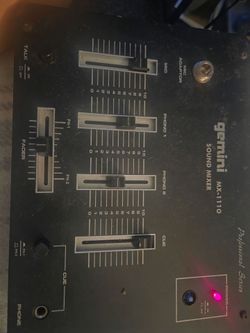 Gemini MX-1110 Sound Mixer