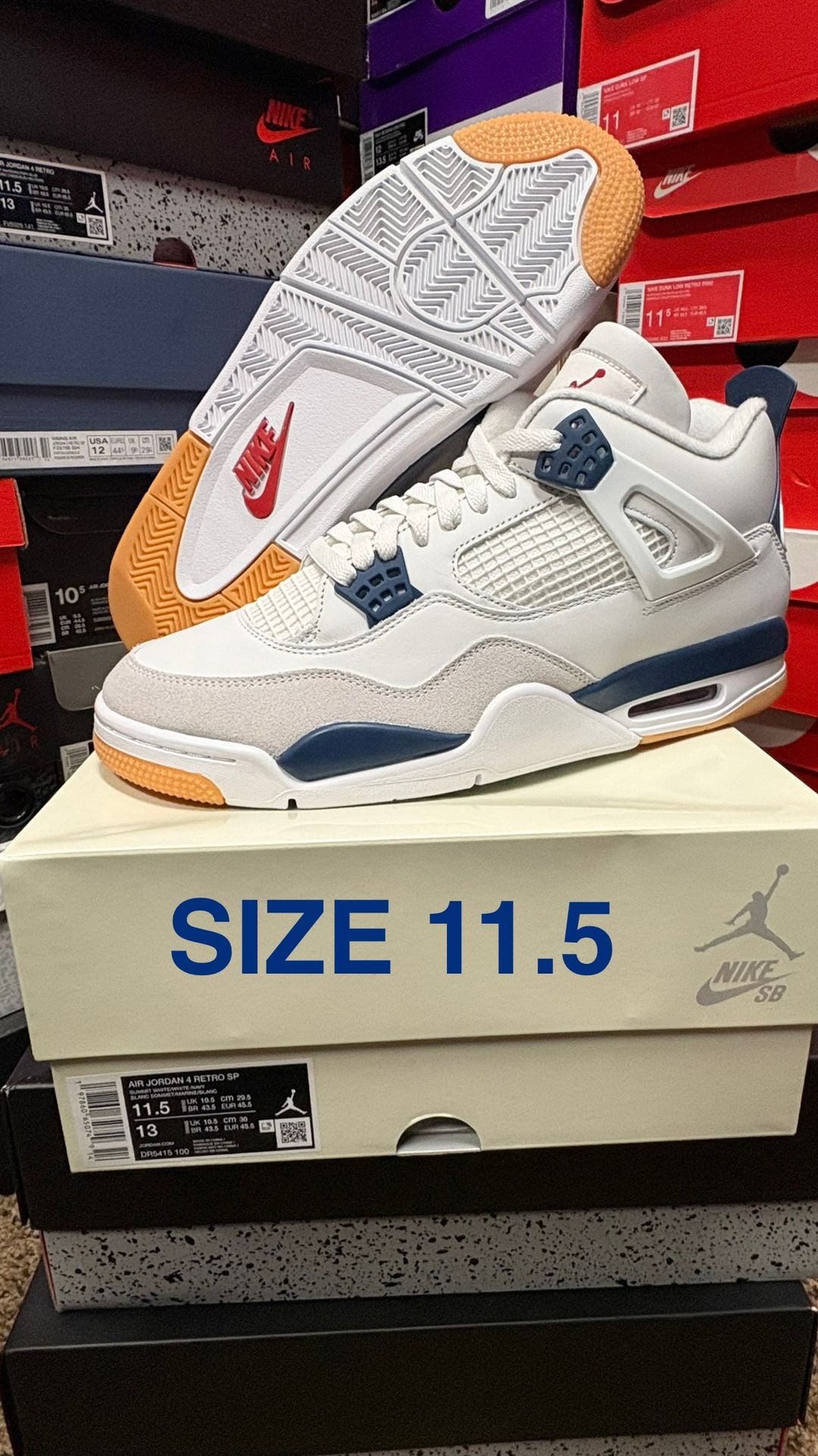 SB Air Jordan 4 Navy