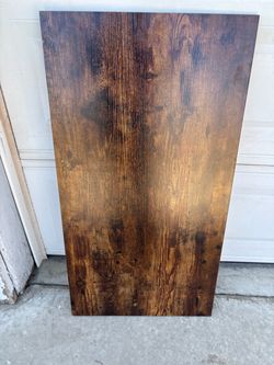 New Wooden Tabletop 22.25” x 41.5”