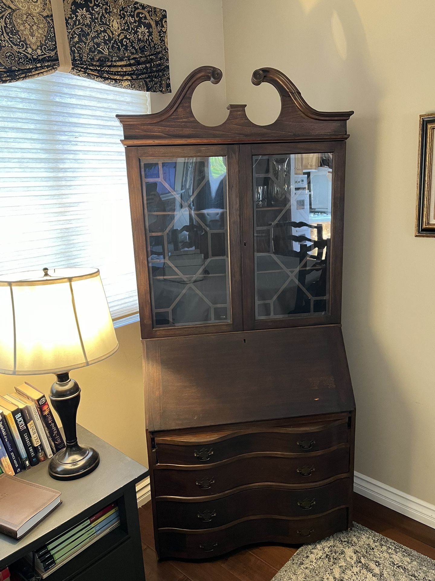 Antique Secretary Cabinet 