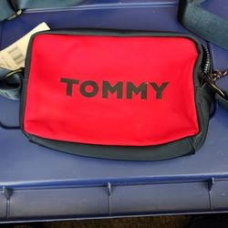 Tommy Hilfiger Dusty Indigo Jordana II Smooth Nylon Cross Body