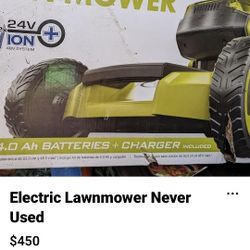 Electric Lawnmower 