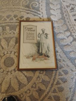 Cream Of Wheat Original Poster From 1918