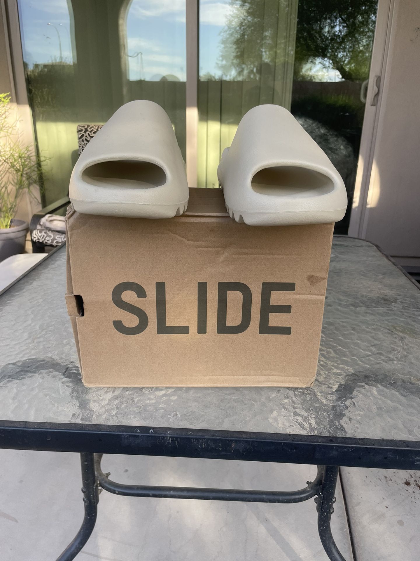 Adidas Yeezy Slide Sandals “bone” Colorway