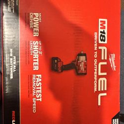18V Lithium-Ion Brushless Cordless 1/2 in. Impact Wrench w/Friction Ring Kit w/One 5.0 Ah Battery and Bag
