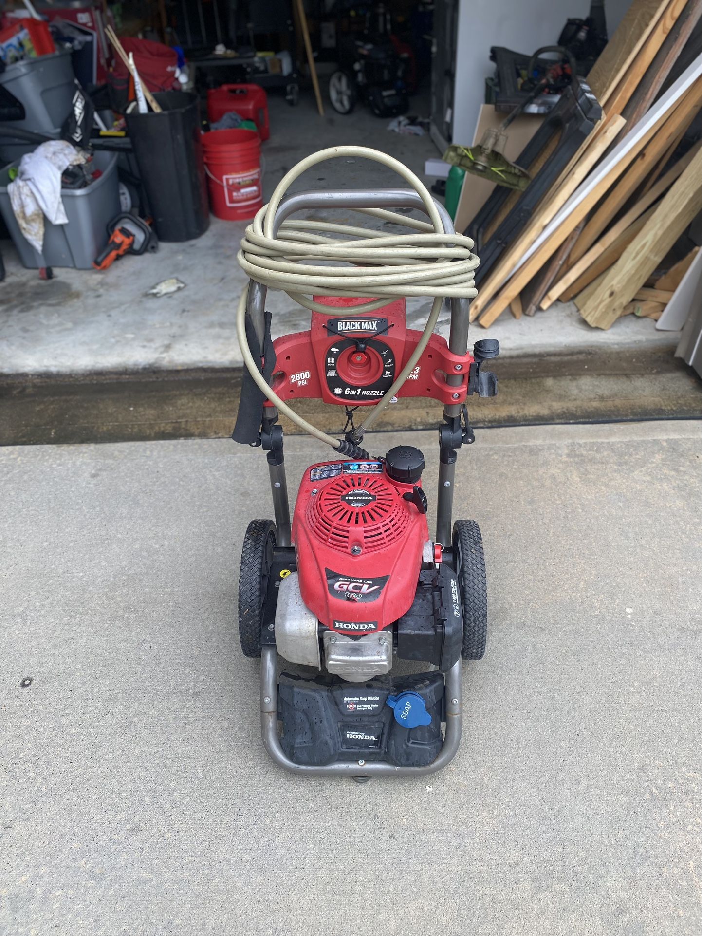 Honda 2800 PSI Power washer 