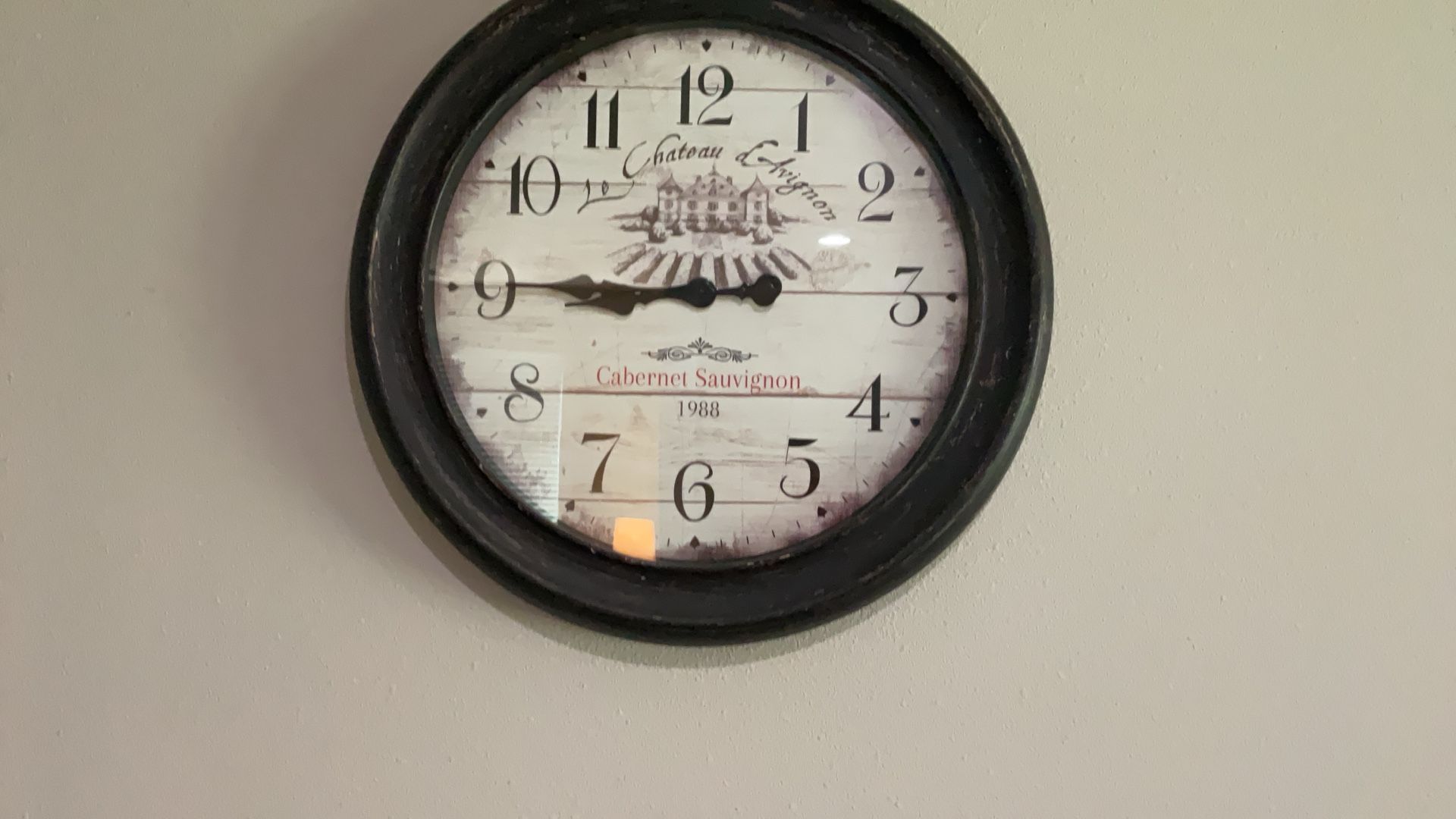 Antique clock on the wall