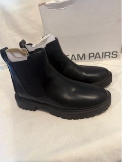 DREAM PAIRS Women's Low Heel Chelsea Ankle Boots