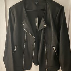 Women Faux Leather Jacket