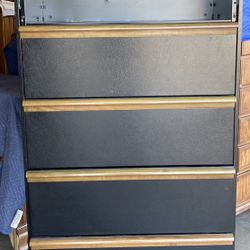 Allsteel brand 4 Drawer Plus Top Cubby Lateral File Cabinet