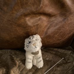 White Tiger Stuffed Animal 