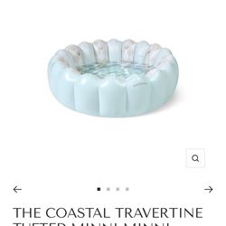 MINNIDIP THE COASTAL TRAVERTINE TUFTED MINNI-MINNI POOL