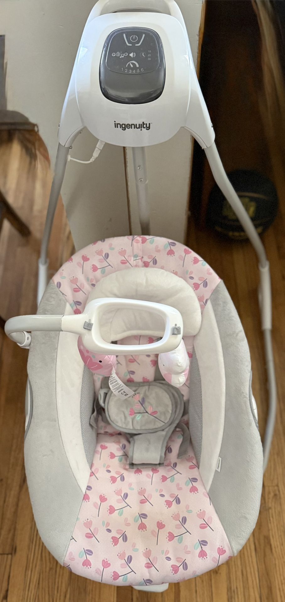 Ingenuity Pink Cassidy Baby Swing