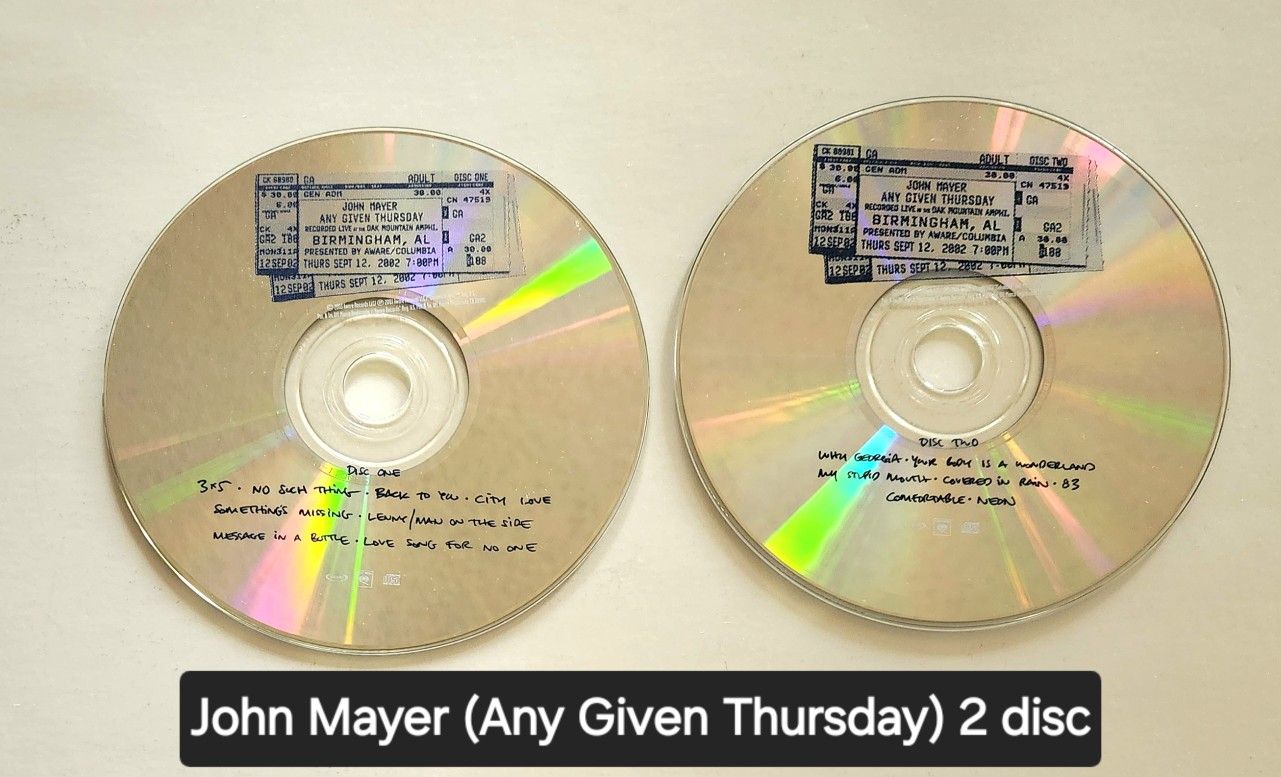 John Mayer (Any Given Thursday) CD Set