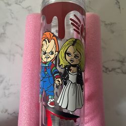 Child's Play Bride Of  Chucky Custom Tumbler Horror Gift