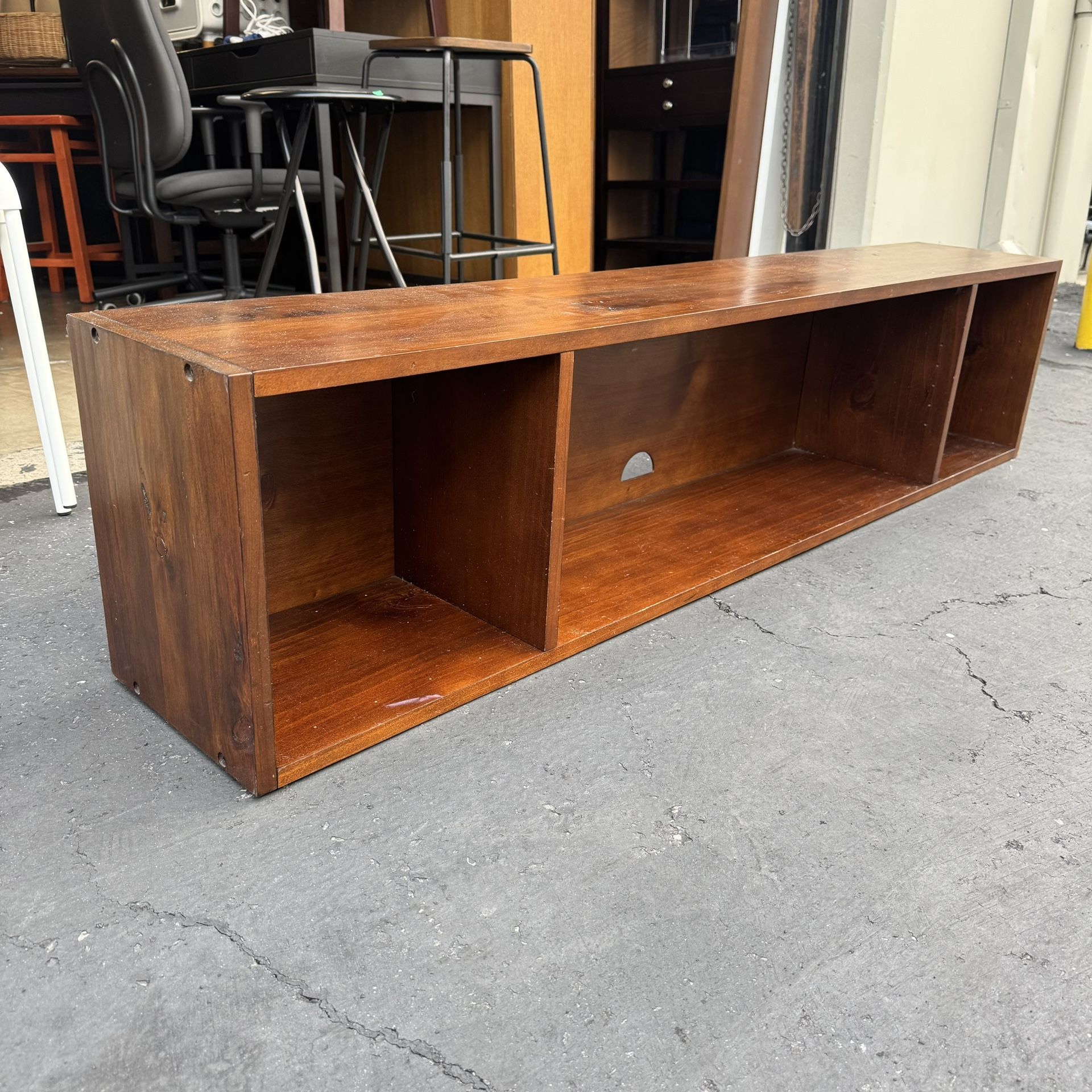 Pottery Barn Solid Wood 62” TV Stand Console Table