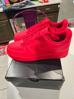 Air force 1 07 lv8 1 red,  size 10.5