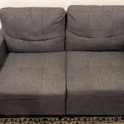 Dark Grey Loveseat