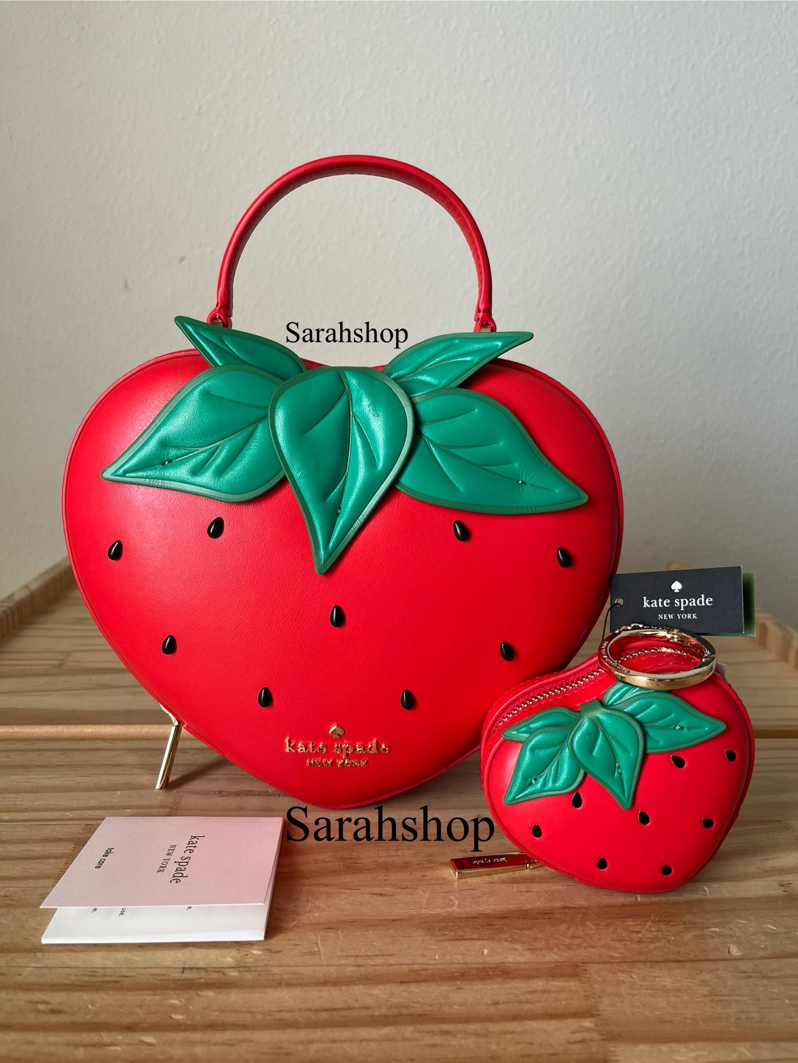 Kate Spade 3D Strawberry Crossbody Set