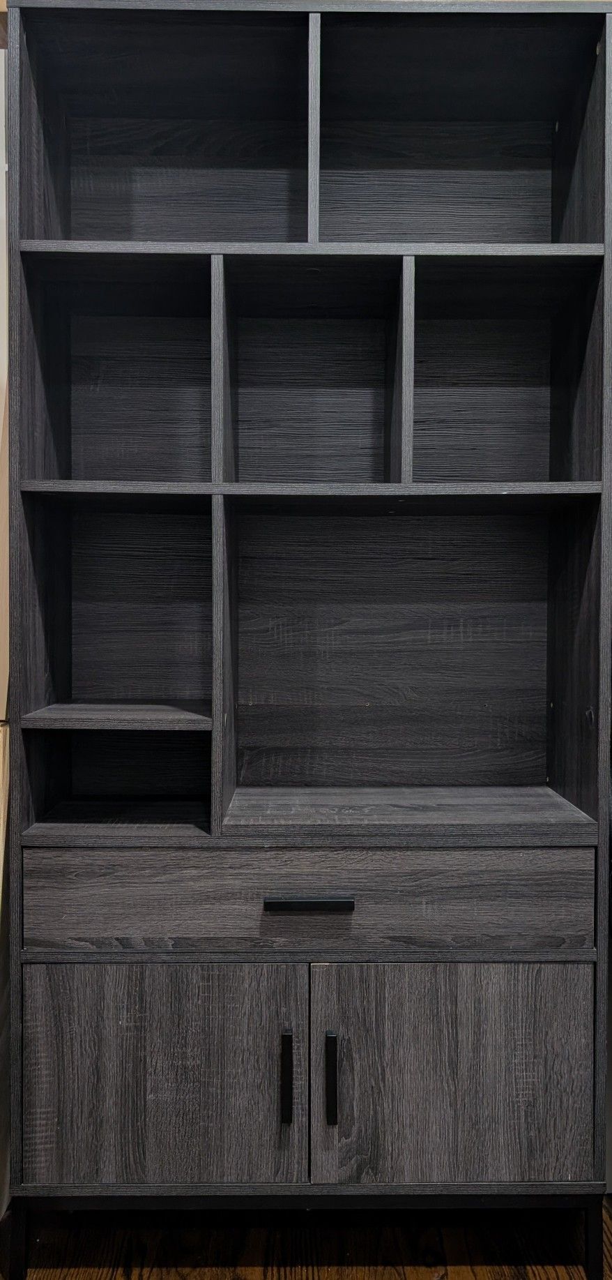 Bookcase With Drawer And Cabinets