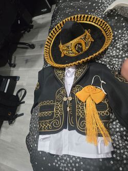 Kids Mariachi Charro Costume Set