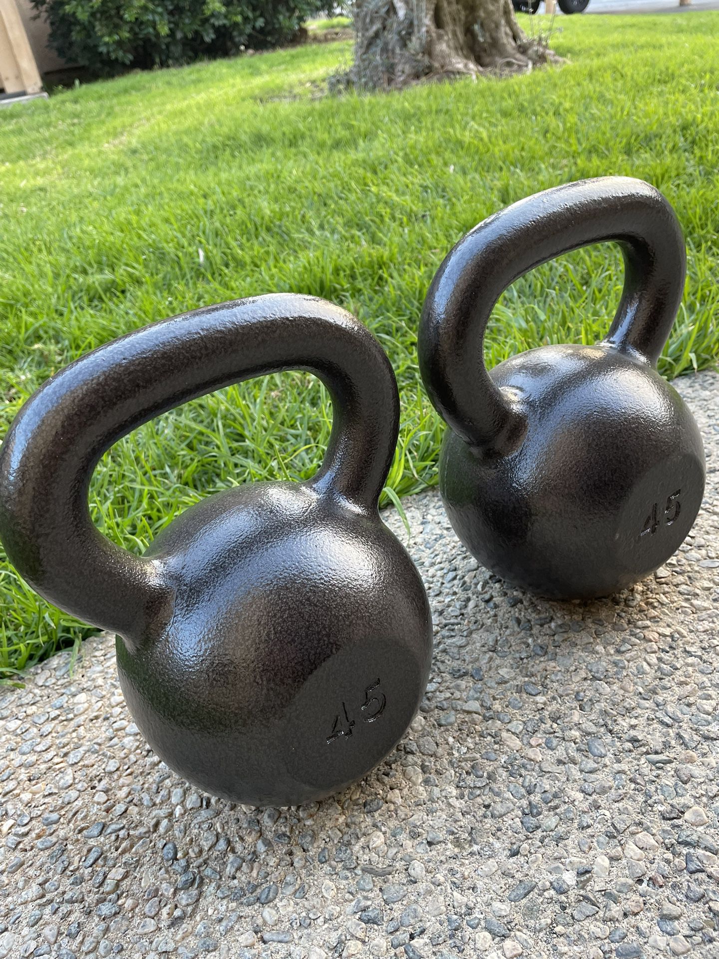 2x45 Lb Kettle Bell Weights $70 For Both Or $40 Each BRAND NEW 