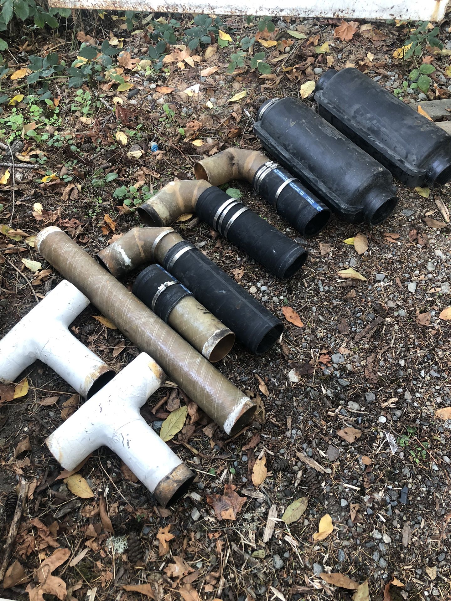 4 inch marine, exhaust, plumbing, and silencers