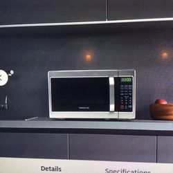 FARBERWARE PROFESSIONAL 1.2 CU FT. COUNTERTOP MICROWARE, STAINLESS STEEL / BLACK FM11SS 1000 WATT