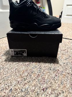 Retro 4 Black cat SZ 9.5