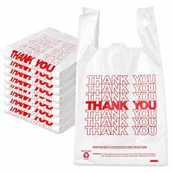 Plastic T – shirt shopping bags – plastic trash bags