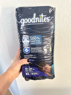 Goodnites Boys Nighttime Bedwetting Underwear – XL (95–120 lbs)