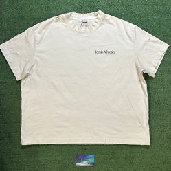 Jonah athletics stay the course white and green tee