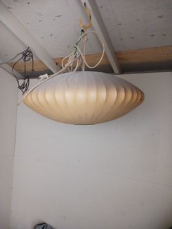 Mid century hanging lamp.