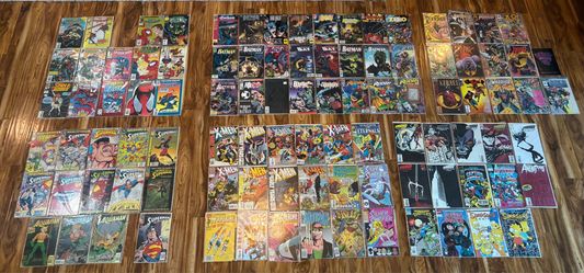 Massive Marvel/DC Comic Book Collection (98 total)