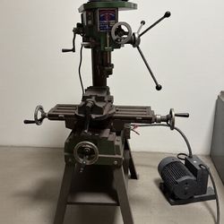 1970s Champion GL-30B Drilling + Milling Machine WITH PHASE CONVERTER