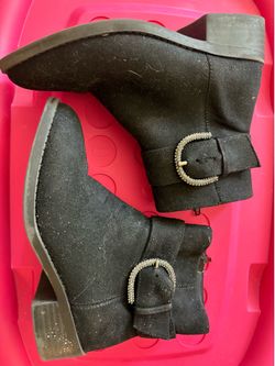 Girls Black Steve Madden boots