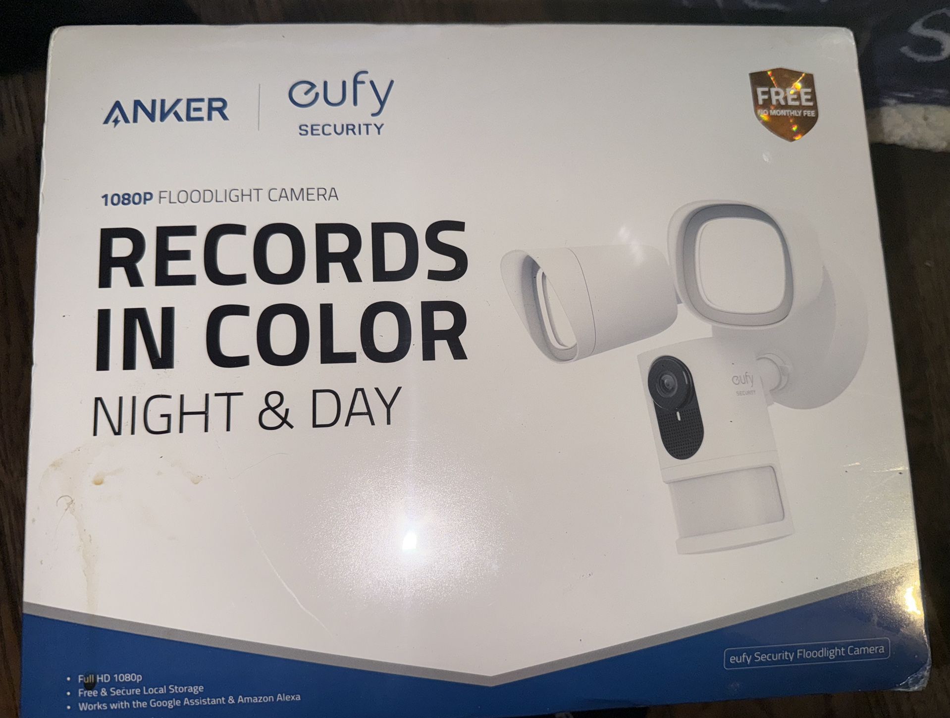 Eufy 1080p Floodlight Security Camera — BRAND NEW, Sealed in Box