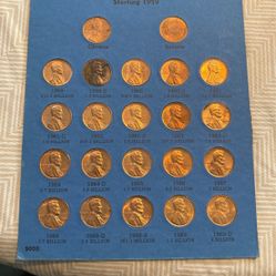 Lincoln Memorial Cent Collection 
