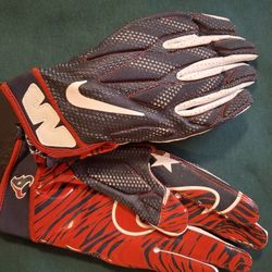 NEW WITH TAGS Nike Sm Superbad 4.5 FG NFL Texans Size XXL 2x Mens FOOTBALL GLOVES 