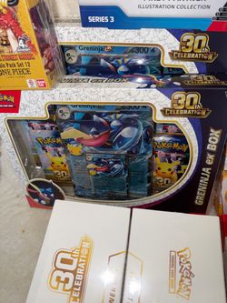 Pokémon 30th Celebration Greninja ex Box