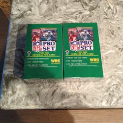 1990 Pro Set Football Boxes